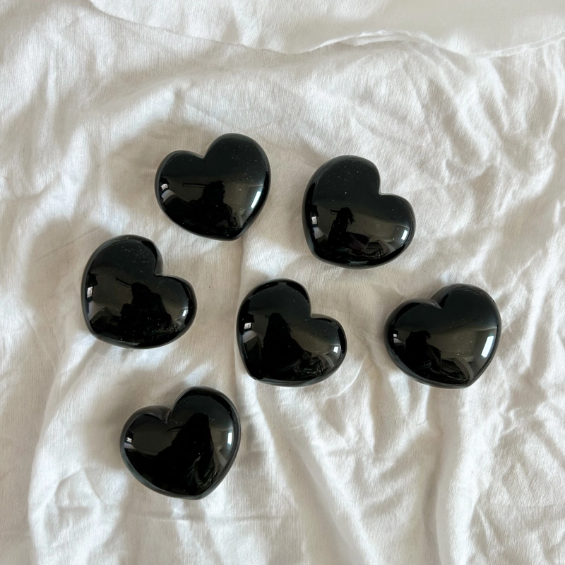 cuore in Ossidiana Nera